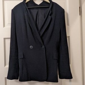 Theyskens theory blazer in navy